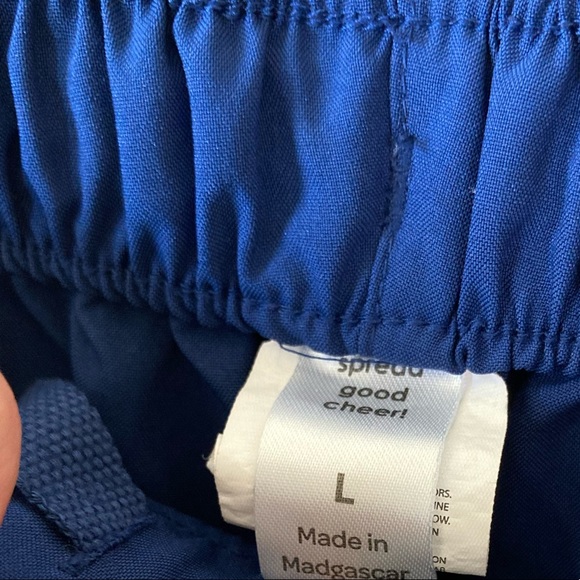 Spread Good Cheer Women’s Blue Scrubs Large - Picture 3 of 4